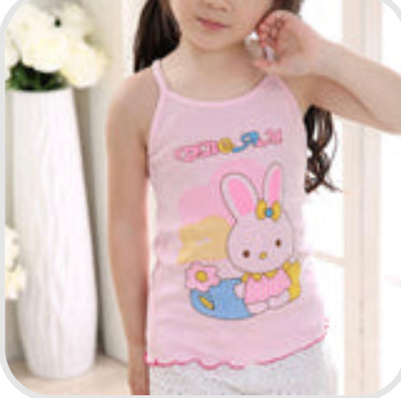 Toddler girl cartoon vest