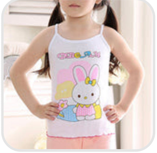 Toddler girl cartoon vest